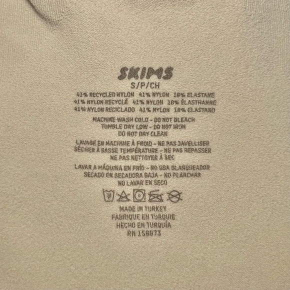 SKIMS Seamless Sculpt Mid Thigh Bodysuit in Clay - Picture 5 of 5